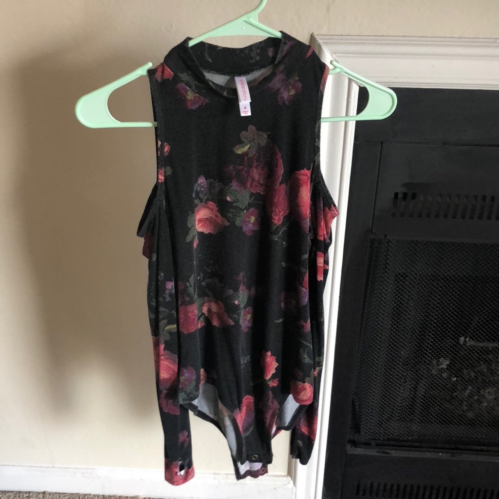 Xhilaration floral body suit